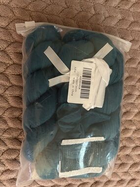 New Teal Table Runner Decor Gauze Cheesecloth NWT